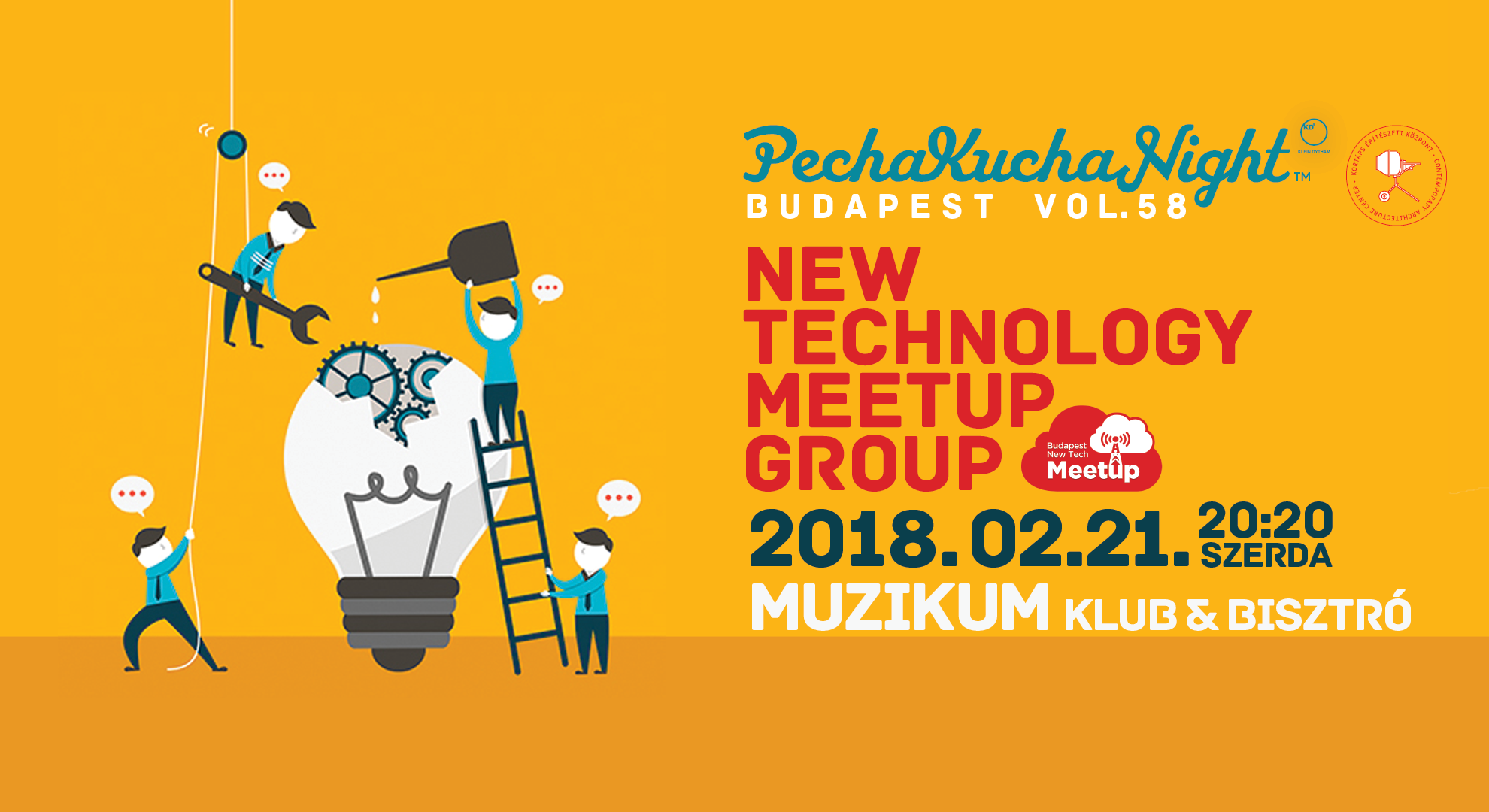 Pecha Kucha Night Budapest vol.58 + NewTech Meetup