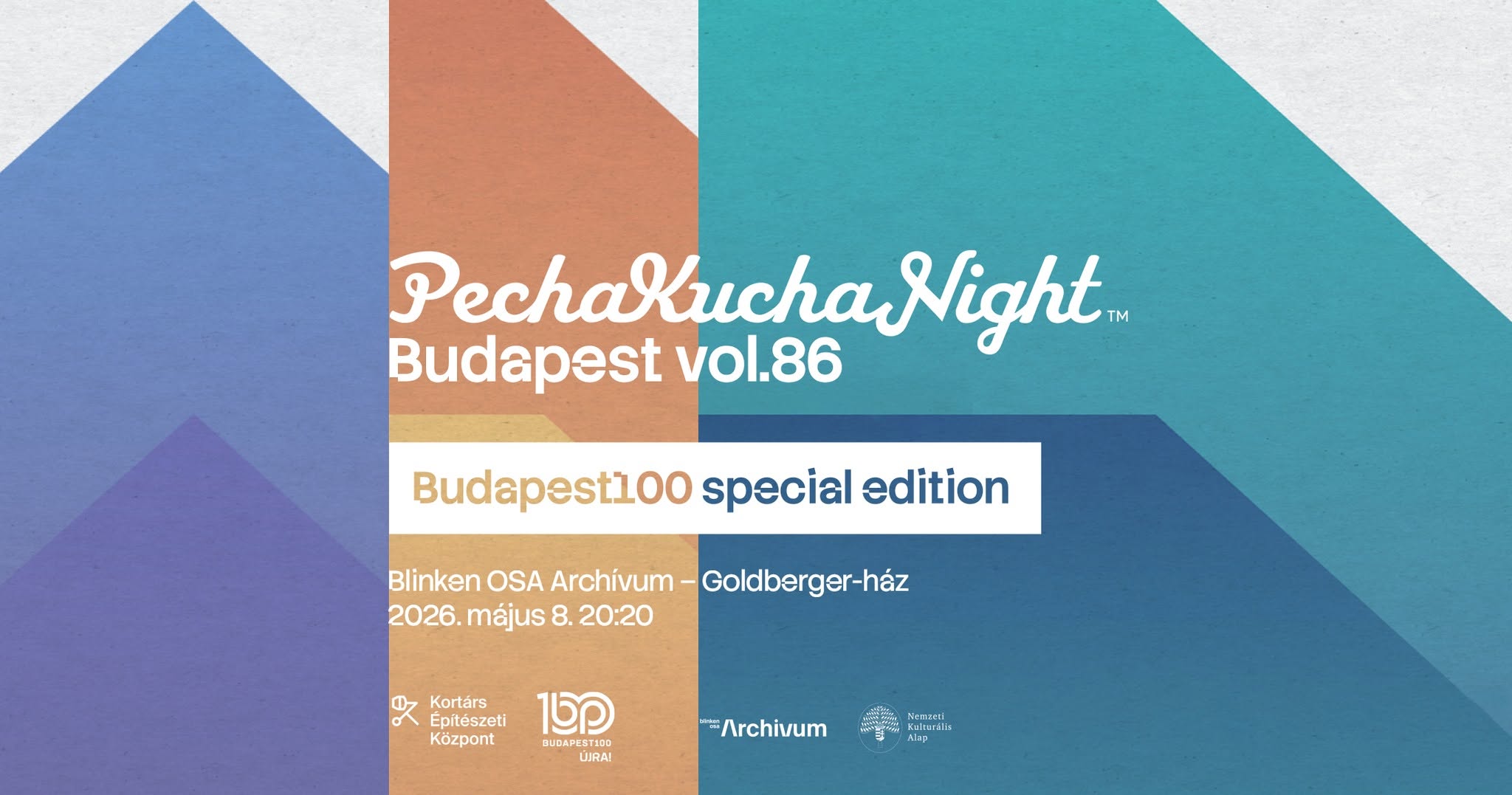 Pecha Kucha Night Budapest vol.86. BP100 special edition